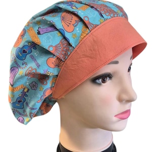 Taylor Swift Scrub Cap Showgirl, Concert, Pop Culture, Friendship, Surgical Medical Cap, Doctor Nurse Hat / Pixie, Ponytail, Bouffant, Euro