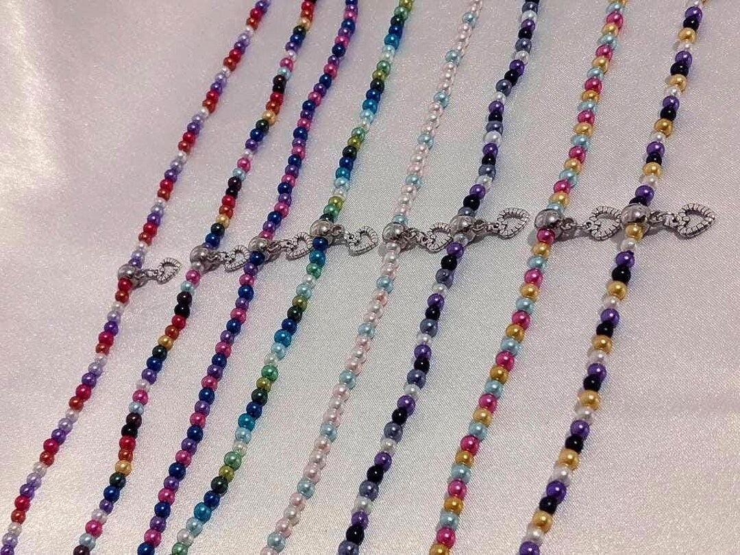 Chokers Subtle LGBTQ+ Pearl Necklaces & Chokers Subtle Closeted Friendly - Etsy