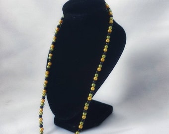 Jamaican Adjustable Handmade Beaded Necklaces & chokers / carribean/ Country flags