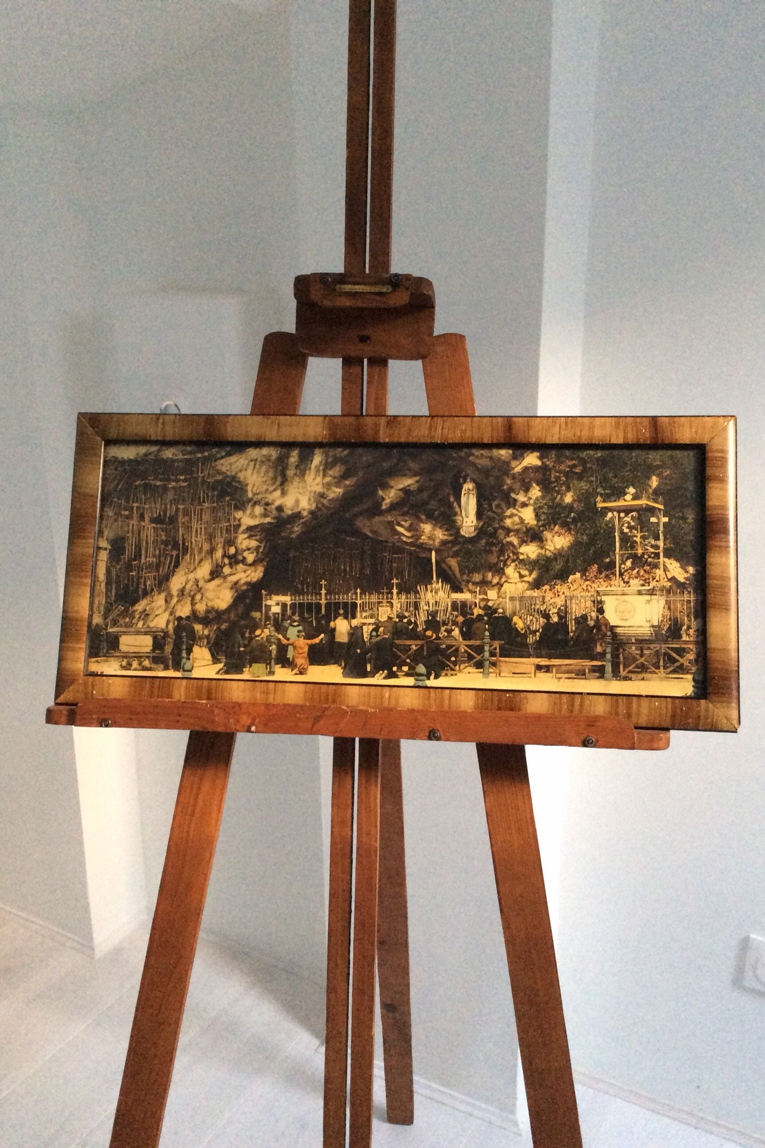 Photo de Lourdes Ancienne, Photo Souvenir Vintage, Bernadette Lourdes, Notre-Dame Lourdes