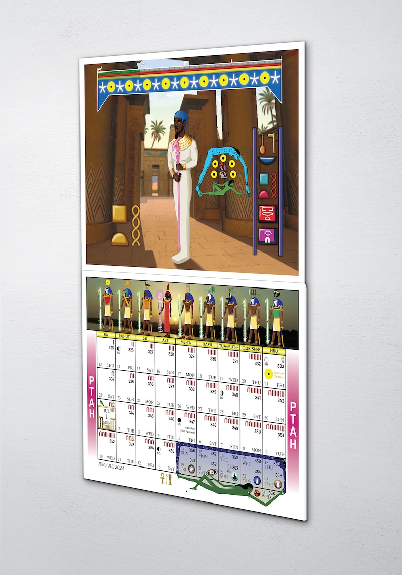 Ancient Egyptian 20232024 Calendar the Rasaurian Kemetic Solar