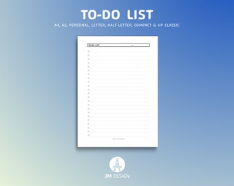 To-Do List Printable PDF, Daily Task List Template, Daily Routines, Minimal Daily Planner, Productivity Planner, Instant Download