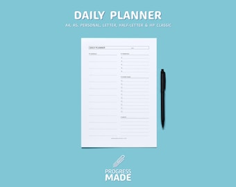 Afdrukbare pdf-dagplanner