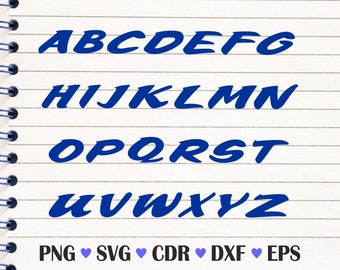 First Letters Svg Letters Svg Alphabet Dxf Files Laser Cut Alphabet Svg File for Cricut ...