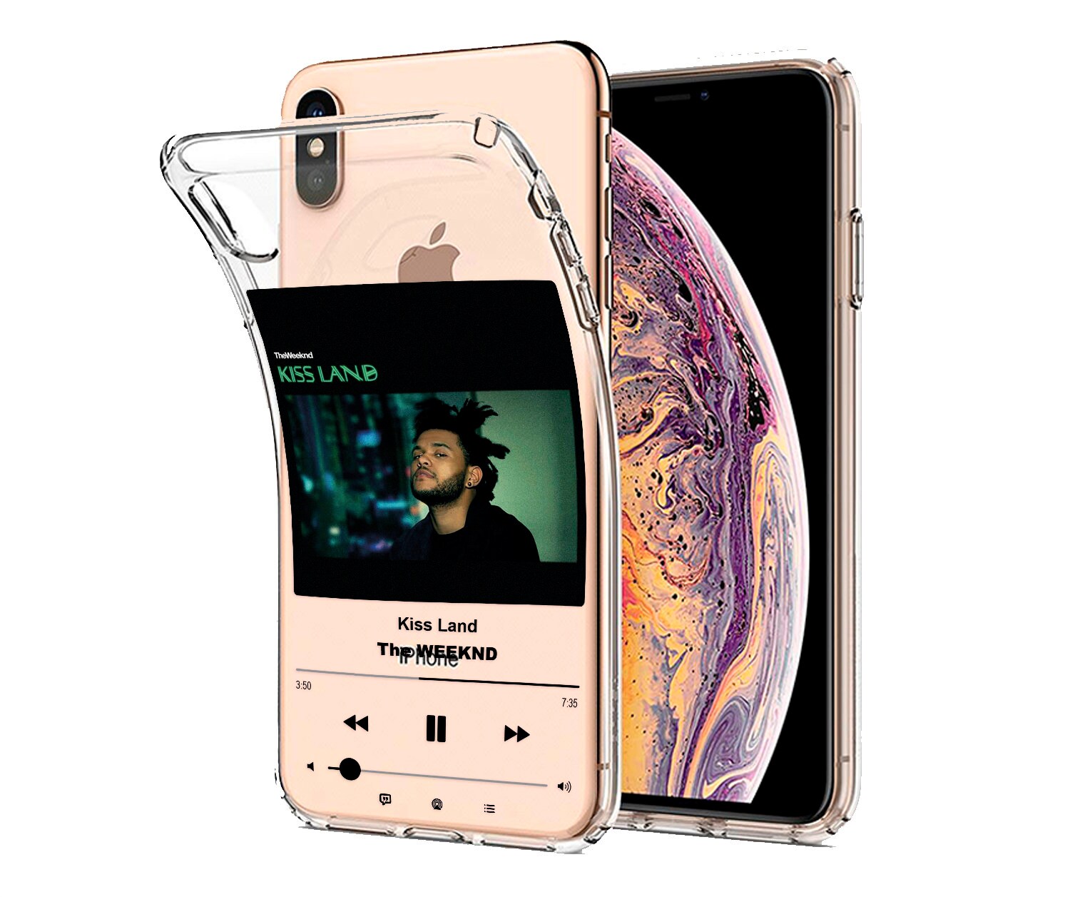 Custom Album Case Clear Plaque Phone Case Music Memory Frame Etsy