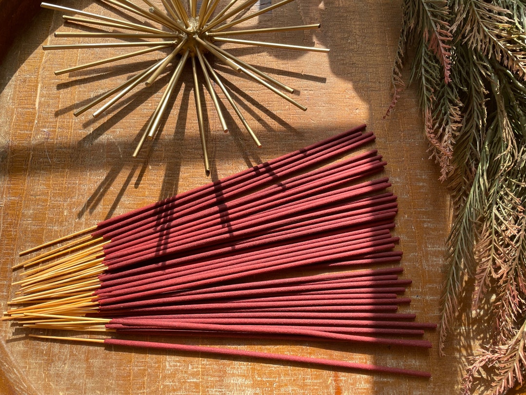 Apple Cinnamon Incense Sticks 10 Pack Natural good for Etsy