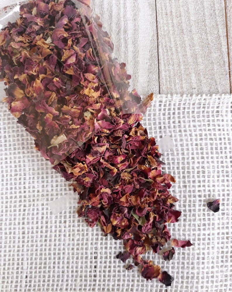 Edible Dried Rose Petals Use for Weddings Teas Baking Etsy