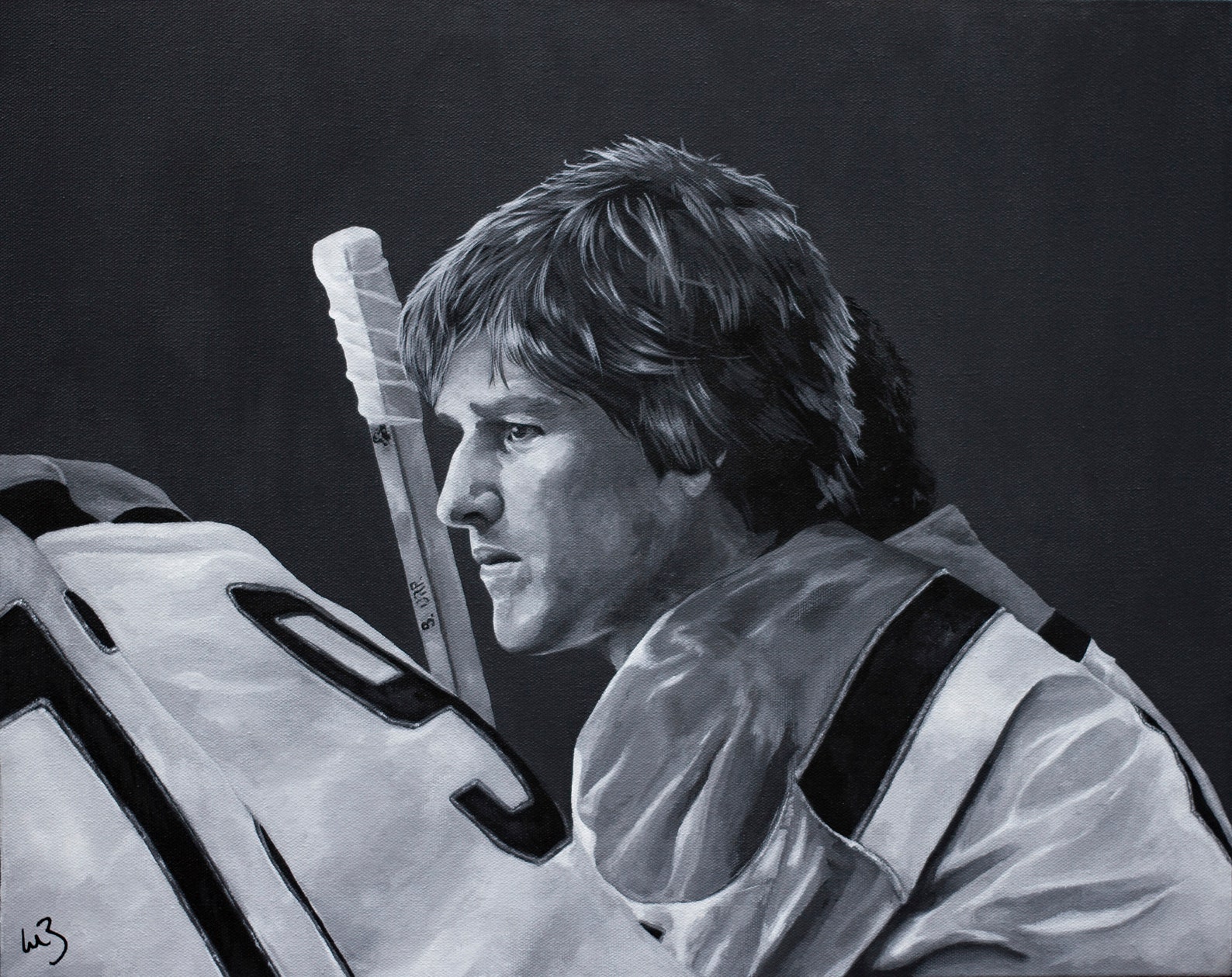 Boston Bruins Bobby Orr Painting Print on Canvas Ready to Hang - Etsy UK
