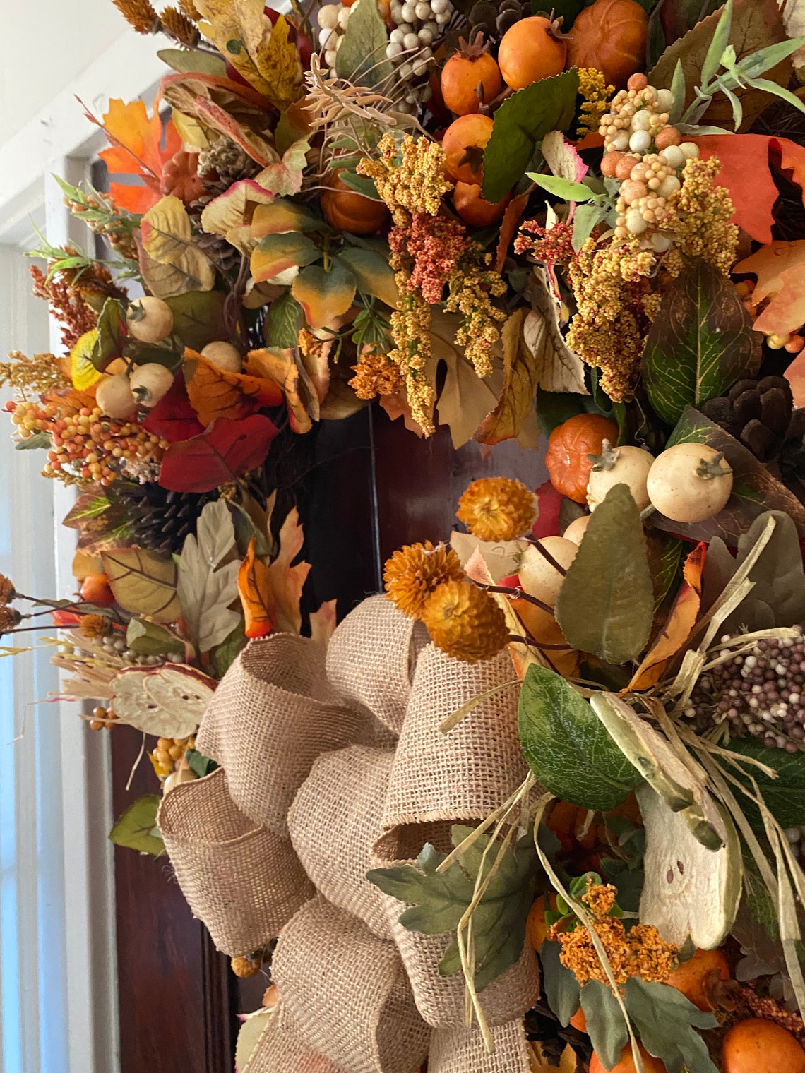 Autumn Harvest Wreath Etsy