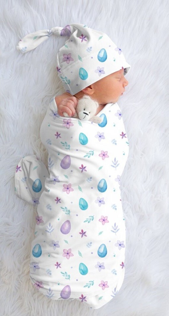 Newborn Swaddle Egg Swaddle Baby Girl Easter Swaddle Blanket