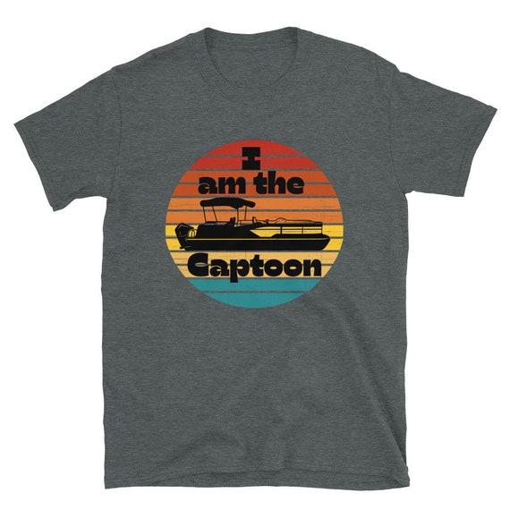 Pontoon Captain T-shirt Pontoon Boat Funny Captain Shirt - Etsy