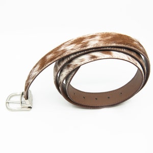 Hair on Cow Leather Belt