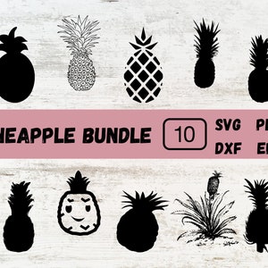 Piña svg, verano svg, piña clipart, archivos svg