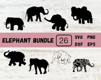 Elephant svg, Baby elephant svg, elephant clipart, svg files for cricut