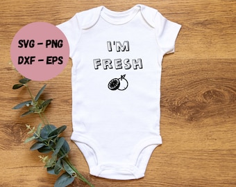 Baby SVG, Newborn SVG, Baby Bodysuit, Baby Shower, SVG for Cricut