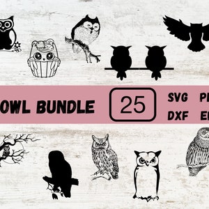 Owl SVG, Owl Clipart, Digital Download, Owl Vector, SVG for Cricut