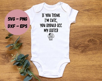 Baby SVG, Newborn SVG, Baby Bodysuit, Baby Shower, SVG for Cricut