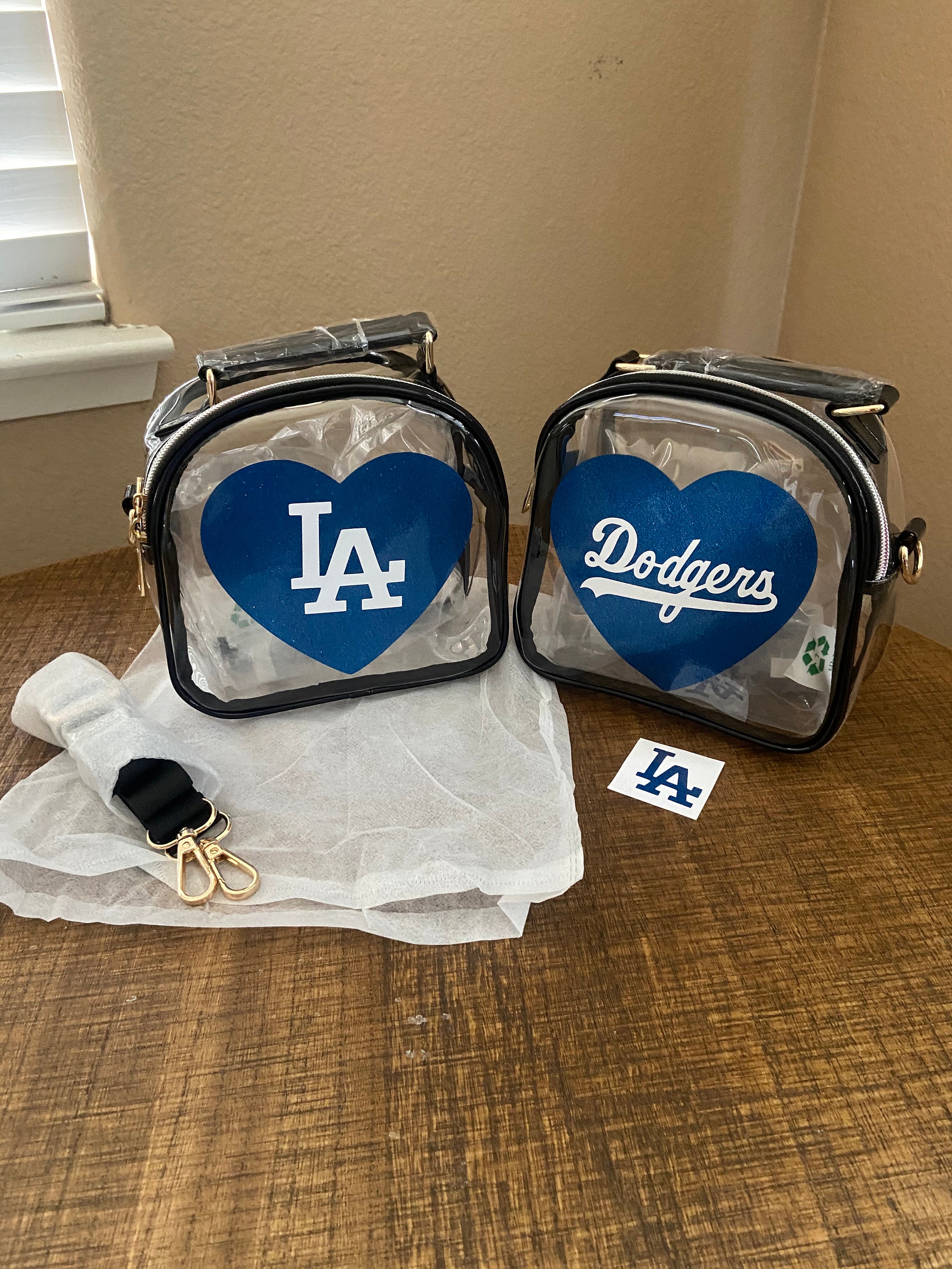 Dodgers INSPIRED Clear Purse/stadium Purse/la Dodgers/clear Etsy