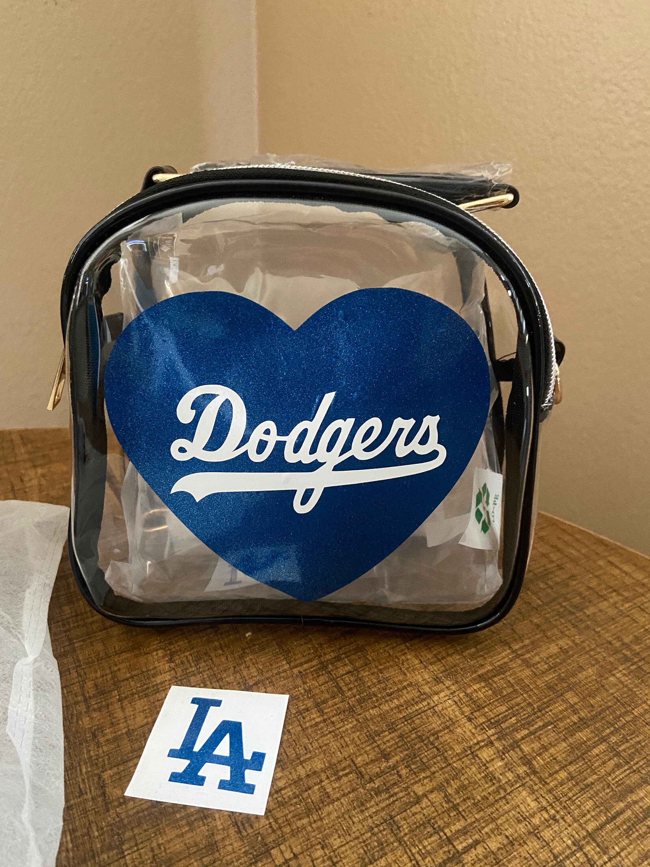 Dodgers INSPIRED Clear Purse/stadium Purse/la Dodgers/clear Etsy