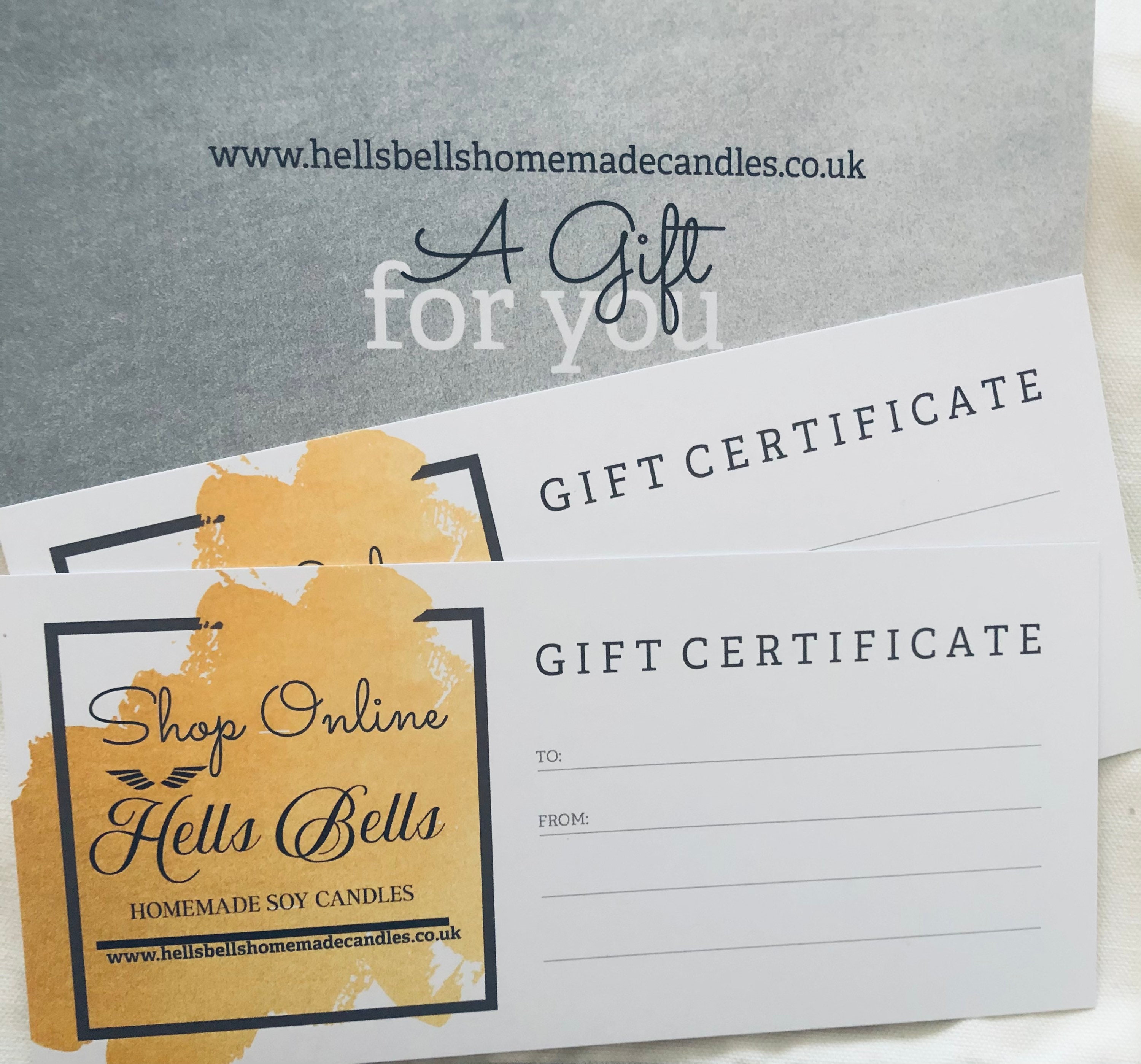 Candle & Wax Melts Gift Voucher / Luxury Soy / Vegan Eco Etsy