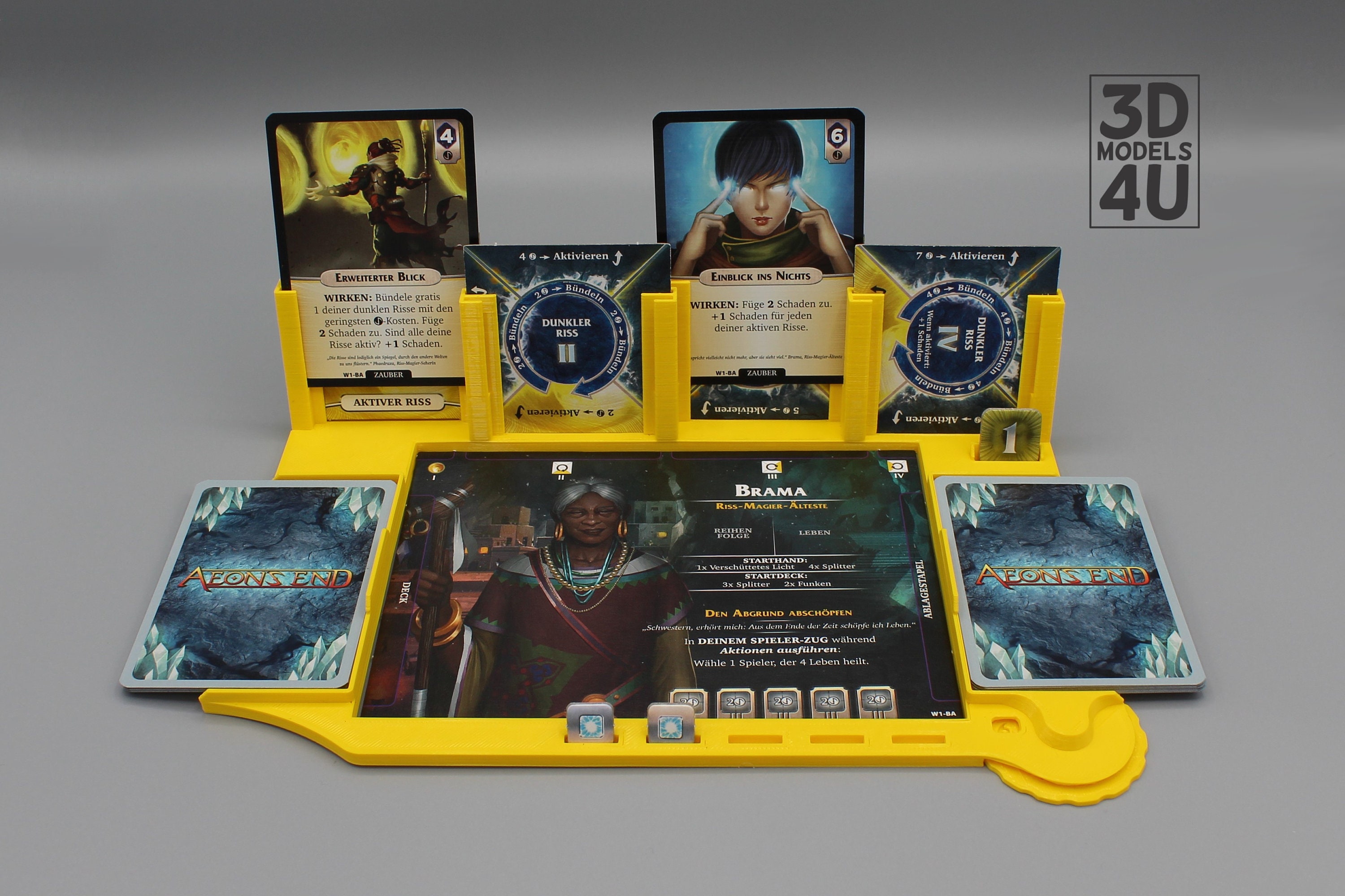 Boardgame Stuff 8-teiliges Set Modulare Token Schälchen Mit Kartenhalter - Praktisches Brettspiel Zubehör Für Spieleabende