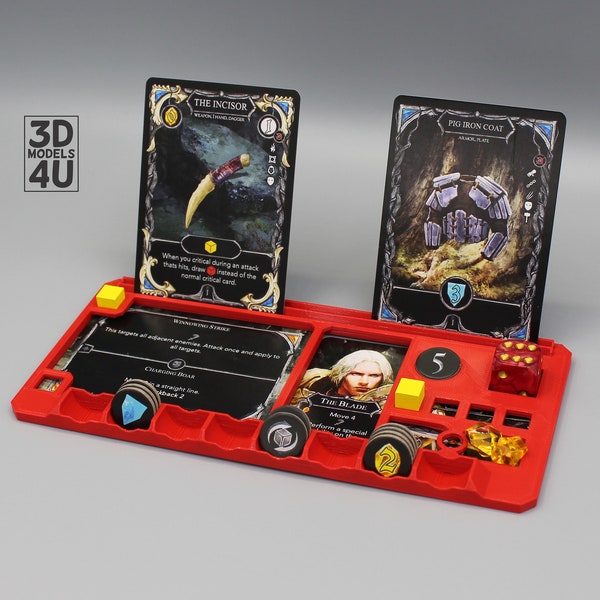 Companion-Dashboard für Oathsworn Into the Deepwood Spieler Tableau Brettspiel Zubehör Organizer Boardgame 3D Druck