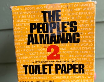 Vintage People’s Almanac Toilet Paper NIB