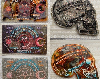 Hand Painted Resin Ouija Boards