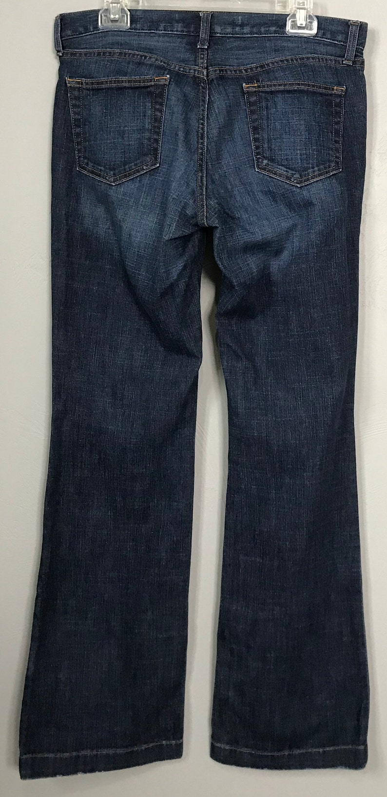 Vintage GAP 1969 Long /& Lean 10 LongTall Women/'s Stretch Boot-Cut Mid-Rise Dark Wash Denim JEANS NEW Condition!