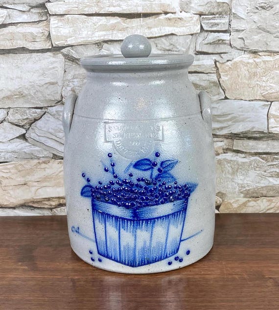 Vintage~salmon FALLS Stoneware~3-qt./9