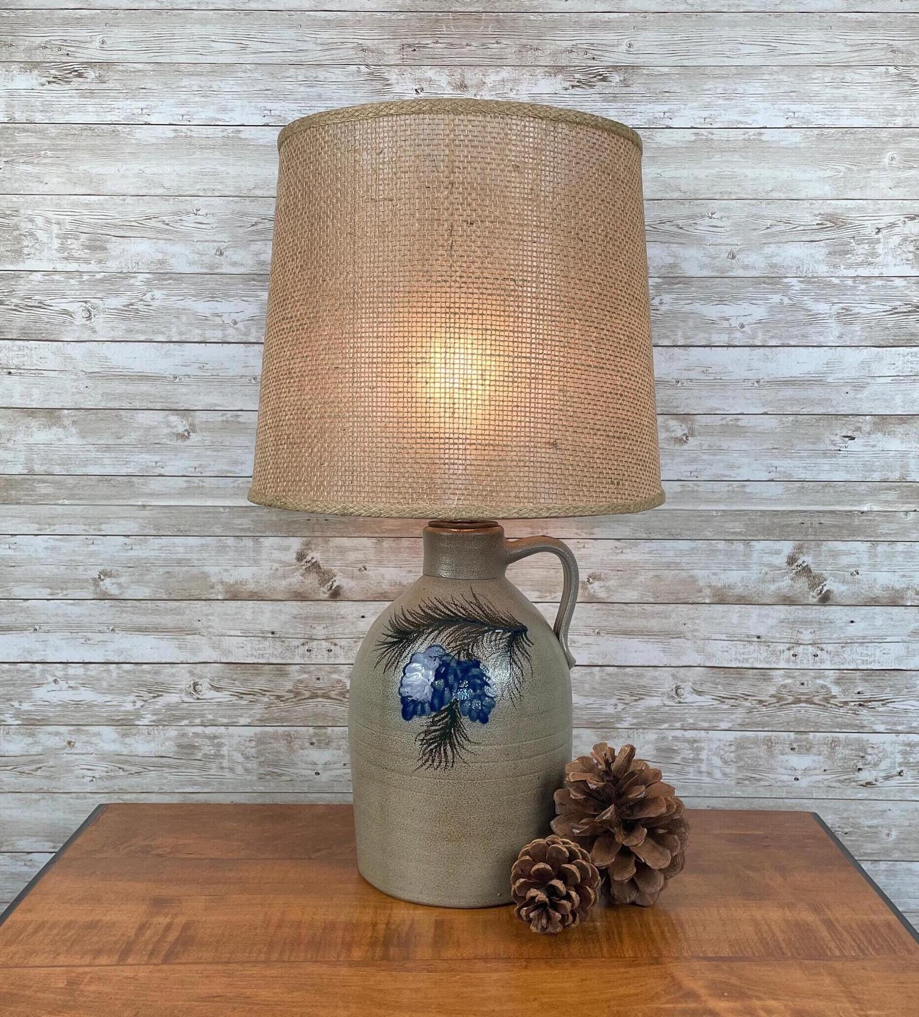 Vintage~rowe Pottery Works~large Decorative Stoneware Jug Vintage~rowe Pottery Works~large Decorative Stoneware Jug