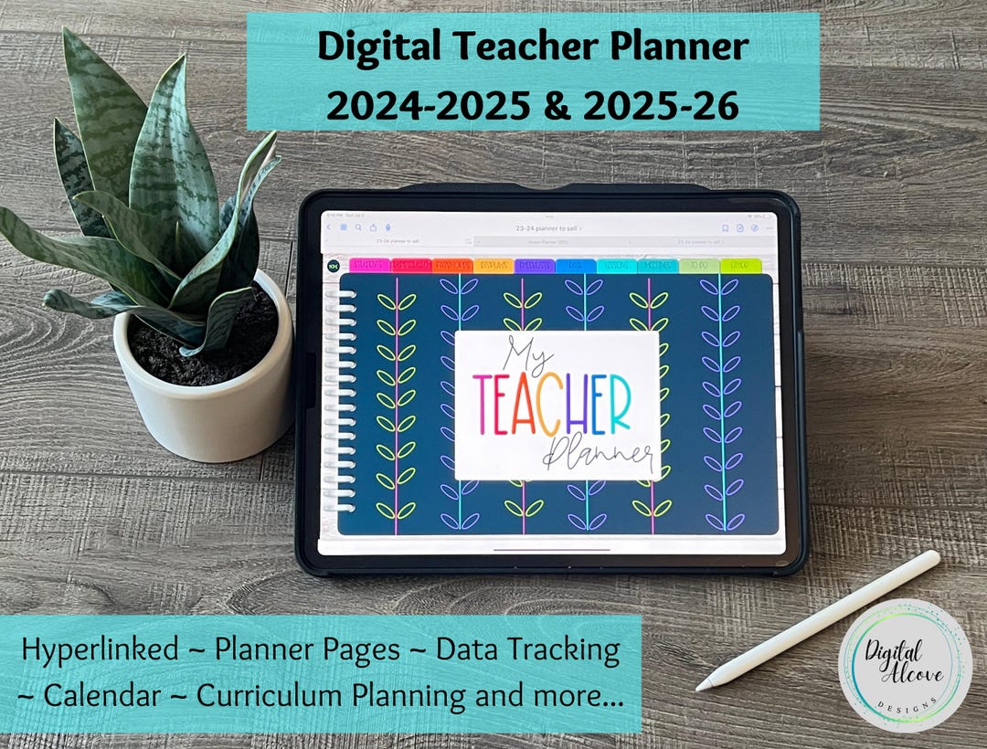 Teacher Digital Planner 202420252026 Digital Planner Goodnotes ...
