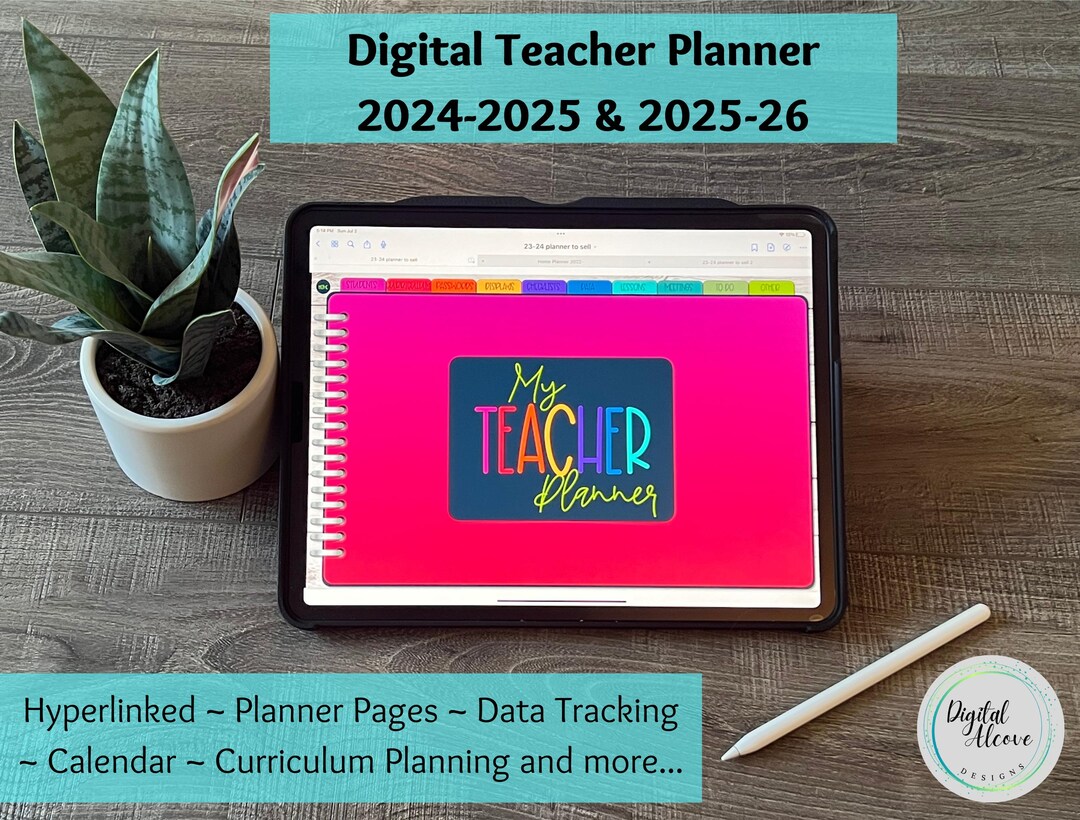 Teacher Digital Planner 202420252026 Digital Planner Goodnotes ...