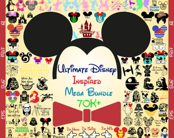 Download Disney Svg Bundle Etsy PSD Mockup Templates