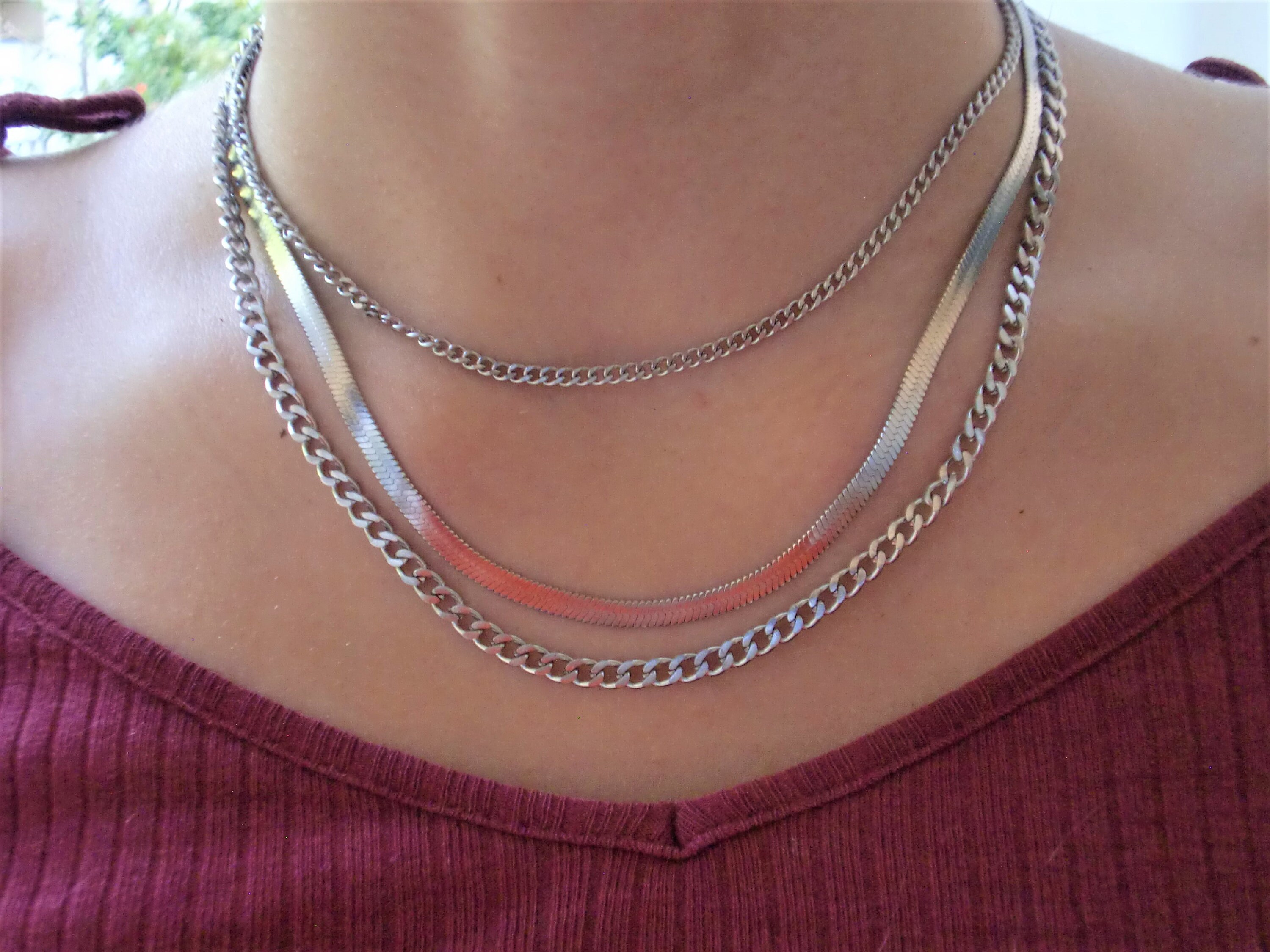 Collana Golden Snake in Acciaio Inossidabile Oro – Collana Catena Serp – Divae Jewelry Store