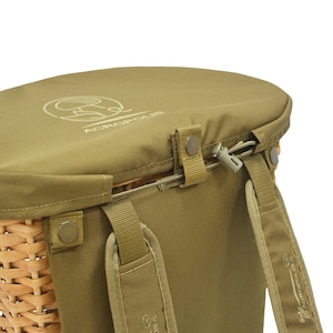 Mushroom Picking Backpack, Wicker Basket, Foraging Basket Rucksack, Gift for Dad, Gift for Mom, Huntin Size S image 5