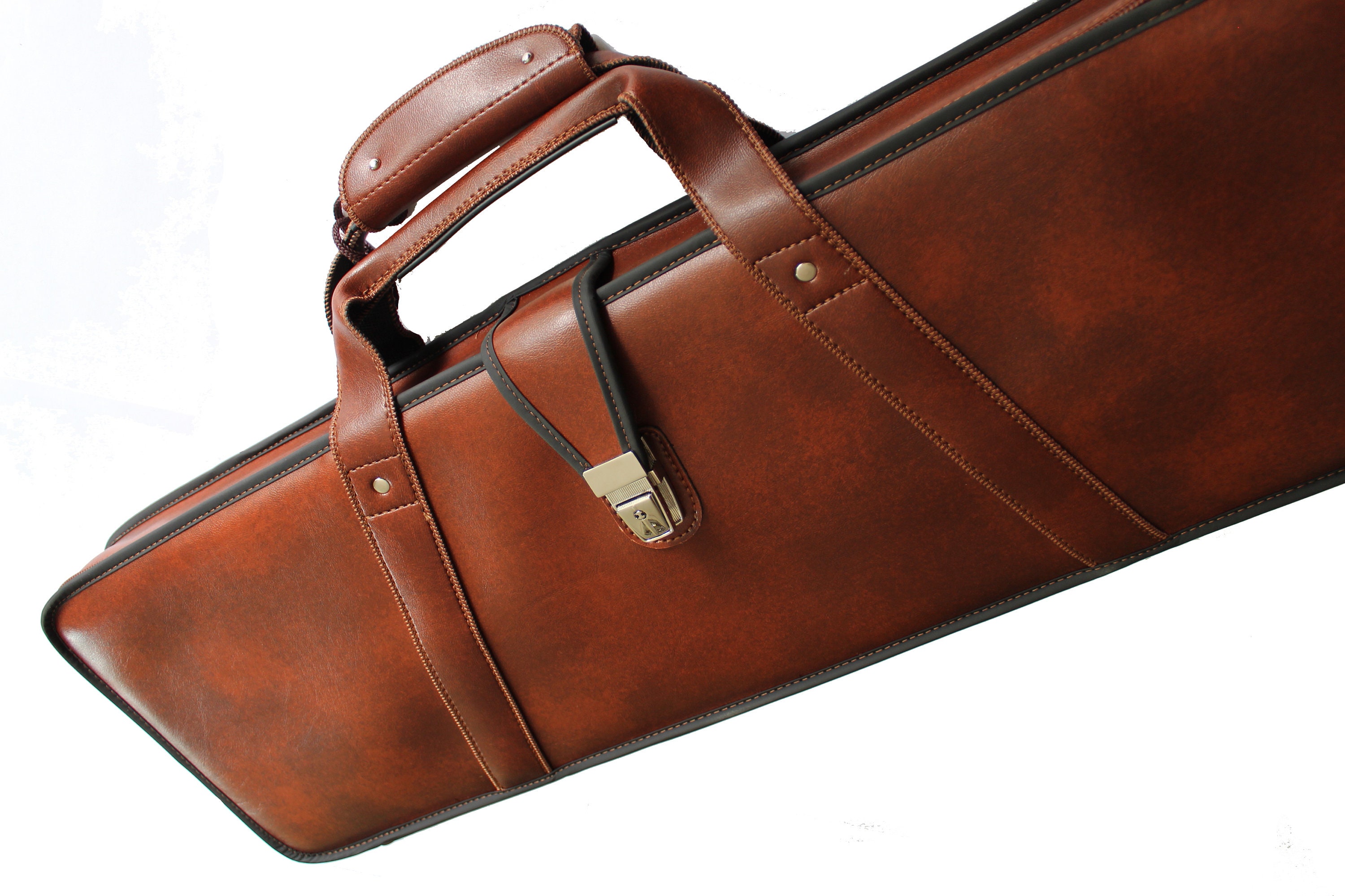 Leather Rifle Case Gun Case Bag Suitcase For Shotgun Or Rifle Etsy