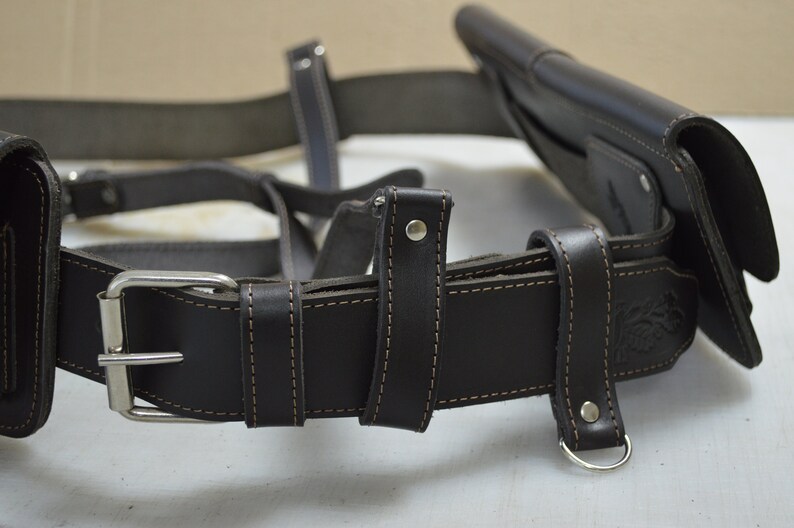 Leather Cartridge Holder Belt Bullet Holder Leather Loop Etsy