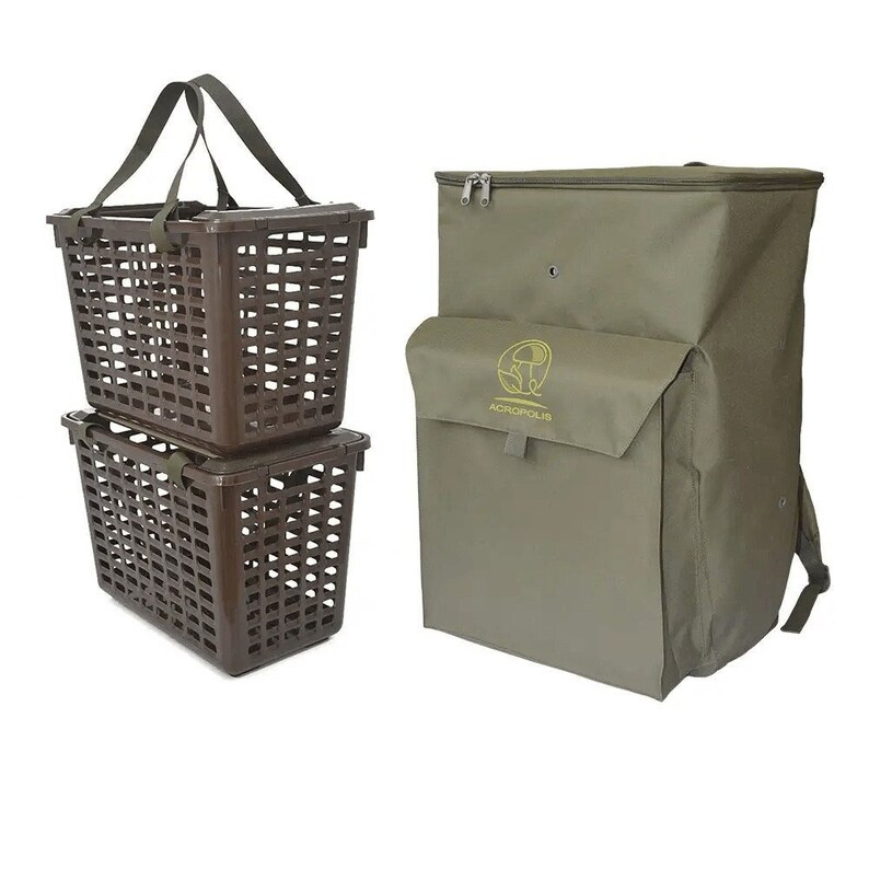 Mushroom Backpack With Two Baskets for Mushrooms, Mushroom Hunting