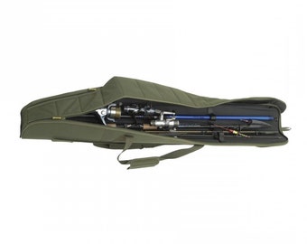 Green Case Spining Fishing Rod Case Rod Cover Travel Bag Traveling Carrying Fly Fishing Rod