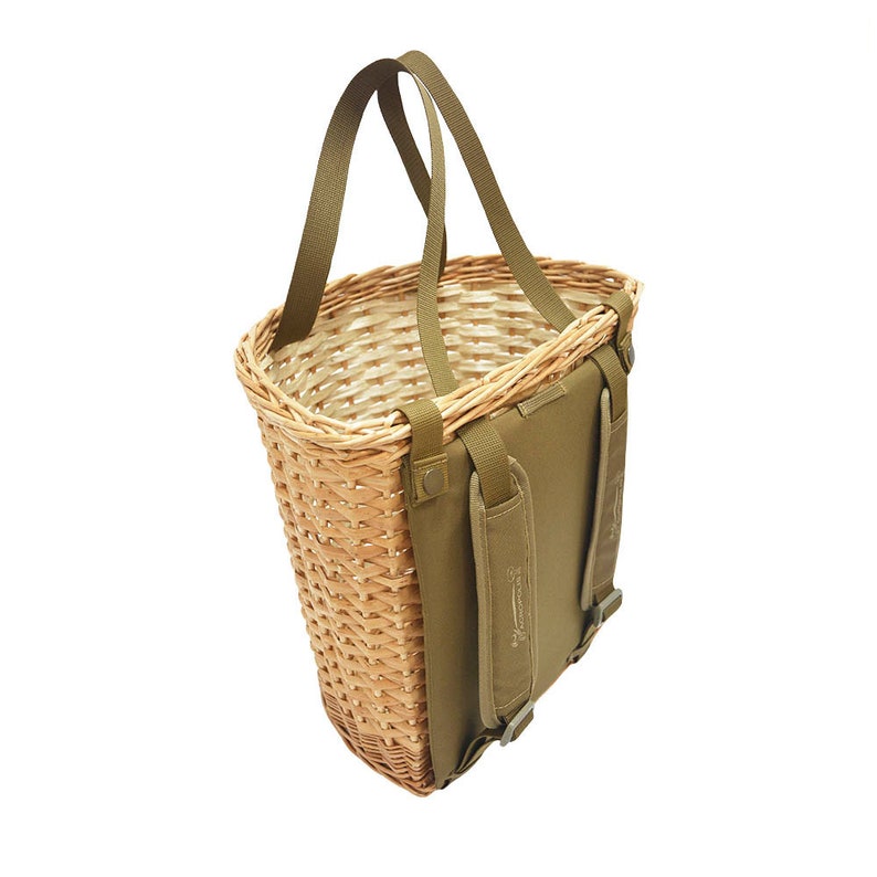 Mushroom Picking Backpack Wicker Basket Foraging Basket Etsy