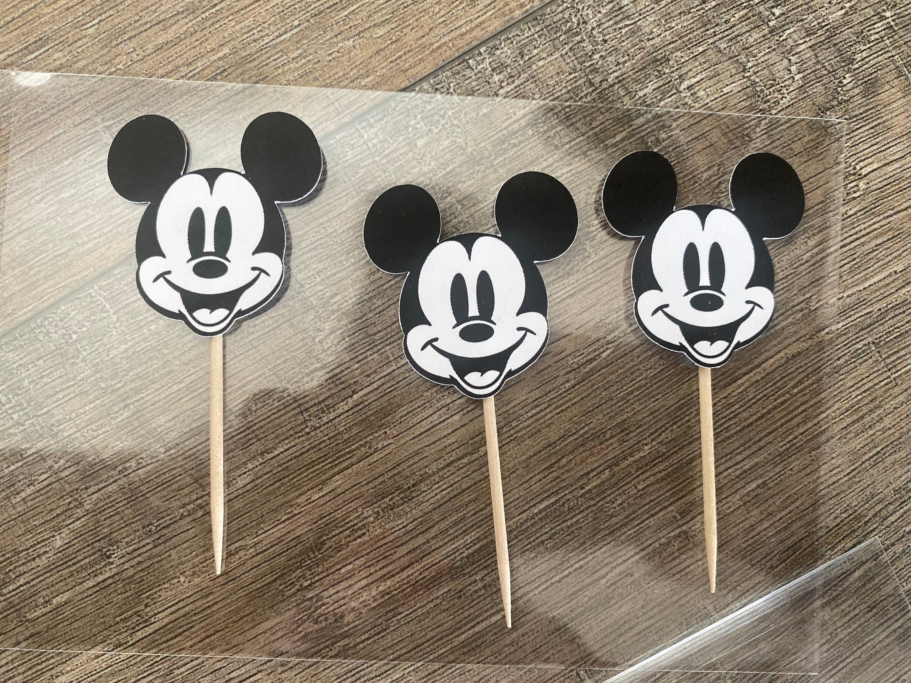 Mickey Mouse Cupcake Topper Etsy France