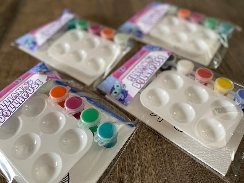 Gabby's Dollhouse Washable Paint Color Canvas Kit Etsy Australia