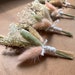 Dried Flower Buttonhole | Corsage | Wedding Flowers | Blush Pink or Lavender Boutonnière | Everlasting Flowers | Rustic | Boho | Mini Bunch