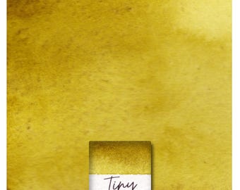 Groen Goud PY129 - Handgemaakte aquarelverf