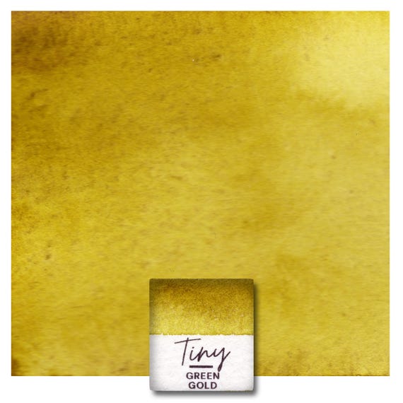 Groen Goud PY129 - Handgemaakte aquarelverf