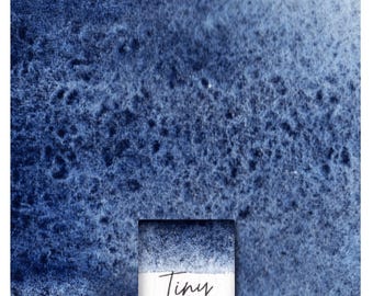 Mars Blue - Handmade Granulating Watercolor Paint - Artist Grade
