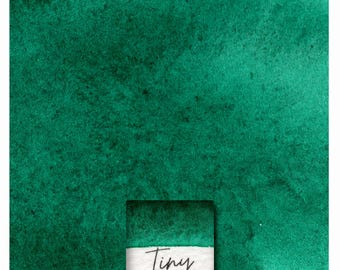 Phthalo Green (blue shade) - Handmade watercolor paint - Artist Quality