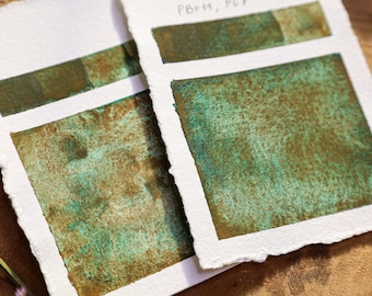 Mossy Bark - Granulating handmade watercolor paint - Artist grade