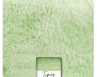 Potter's Green PG51 - Granulating handmade watercolor paint - Artist grade